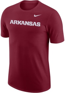 Nike Arkansas Razorbacks Crimson Rlegend Wordmark Short Sleeve T Shirt