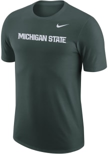 Nike Michigan State Spartans Green Rlegend Wordmark Short Sleeve T Shirt
