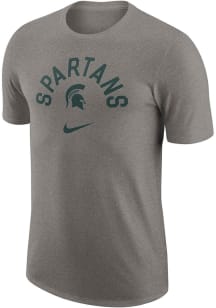Nike Michigan State Spartans Grey Campus Athlete University Short Sleeve T Shirt