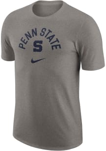 Nike Penn State Nittany Lions Grey Campus Athlete University Short Sleeve T Shirt