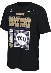 Nike TCU Horned Frogs Black 2022 National Championship Bound Short Sleeve T Shirt