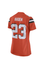 Joe Haden Nike Cleveland Browns Womens Orange Alternate Game Football Jersey