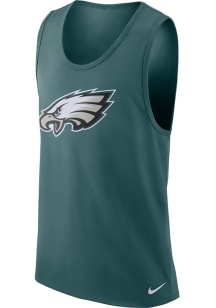 Nike Philadelphia Eagles Mens Midnight Green Core Short Sleeve Tank Top