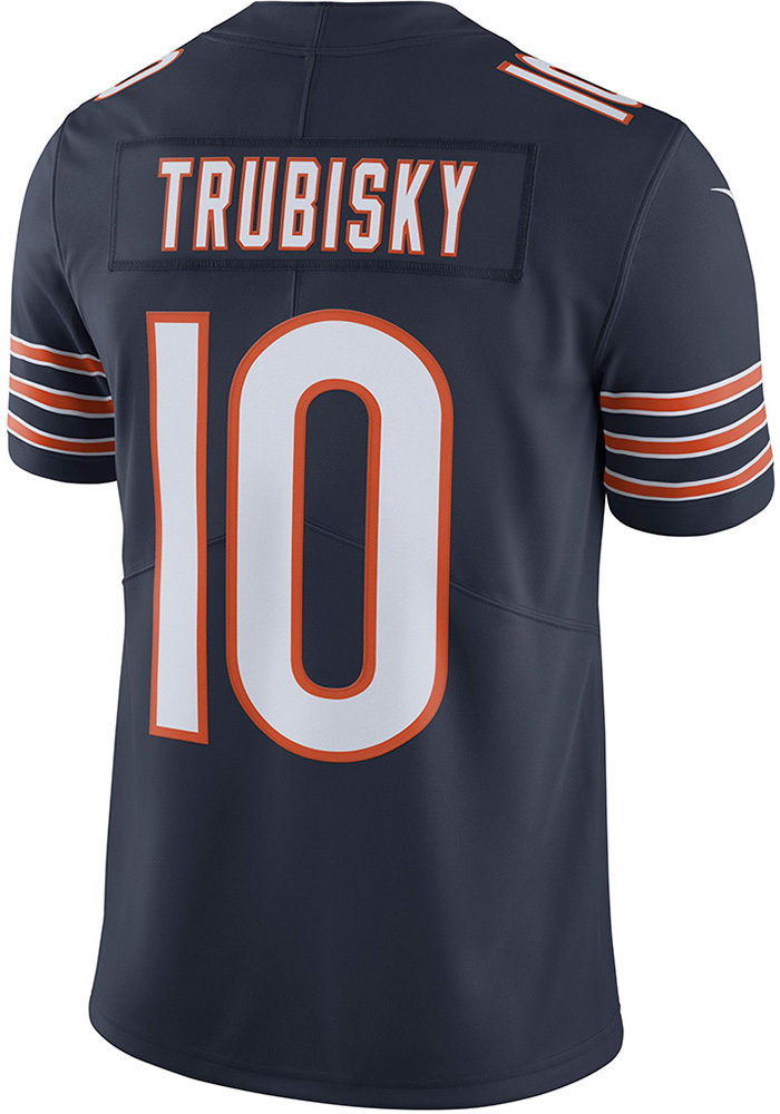 Mitch Trubisky Nike Chicago Bears Mens Navy Blue Home Limited Football Jersey