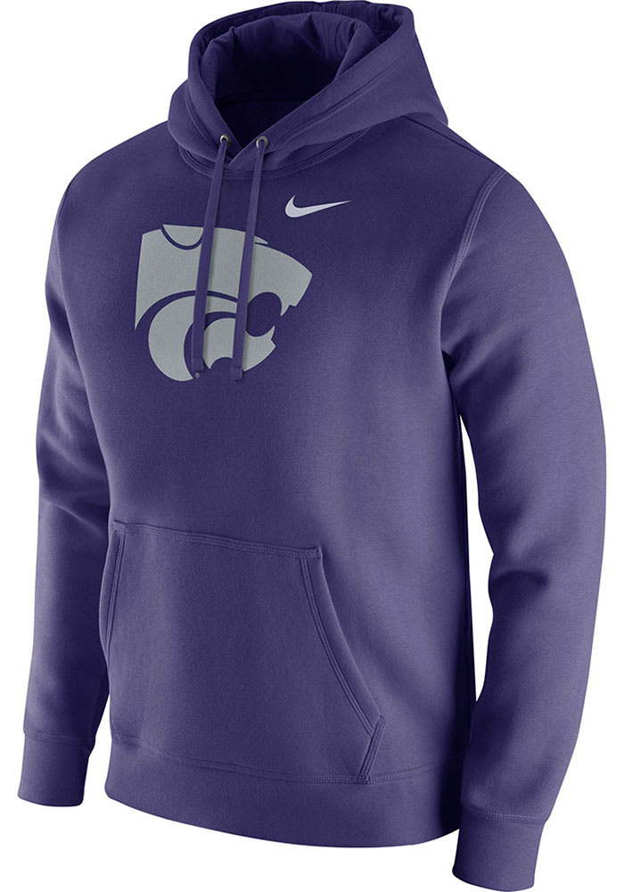 Nike K-State Wildcats Club Hoodie - Purple