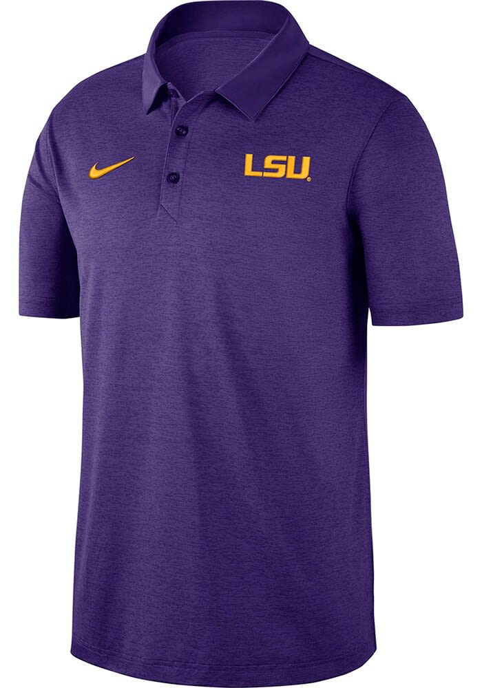 lsu golf polo