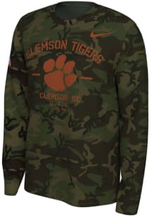 Nike Clemson Tigers Green Veterans Camo Legend Long Sleeve T-Shirt