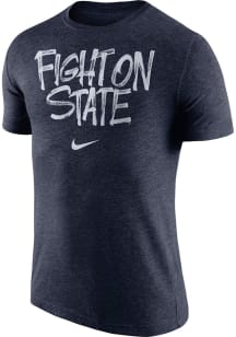Nike Penn State Nittany Lions Navy Blue Tri Verb Short Sleeve T Shirt