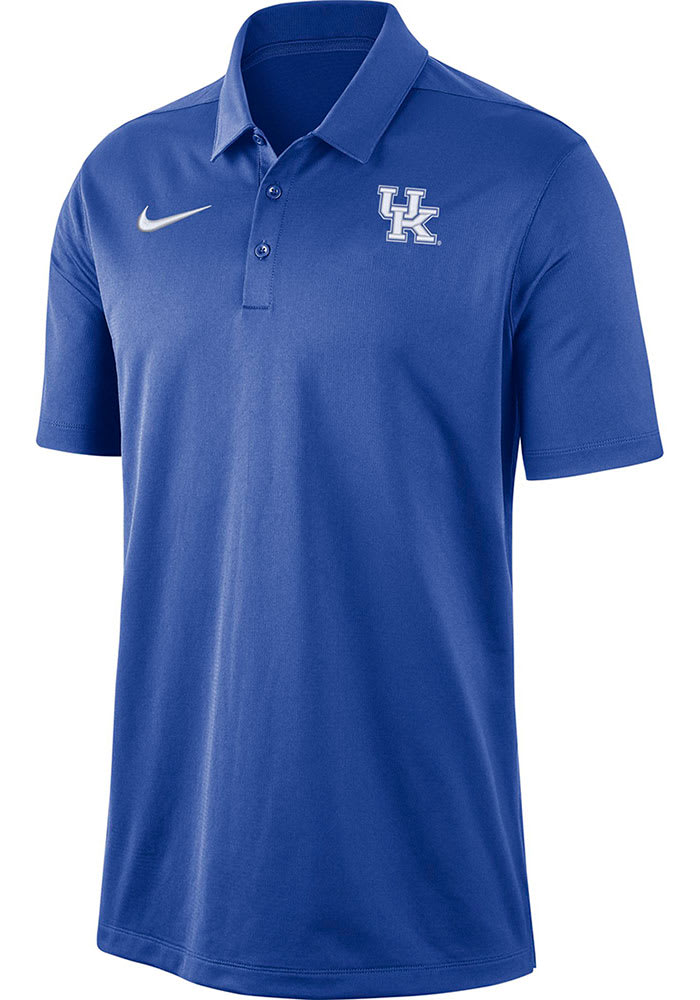 Nike Kentucky Wildcats Mens Blue Dri-FIT Franchise Short Sleeve Polo