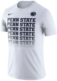 Nike Penn State Nittany Lions White Fade Short Sleeve T Shirt