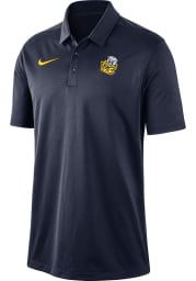 Nike Michigan Wolverines Mens Navy Blue Dry Short Sleeve Polo