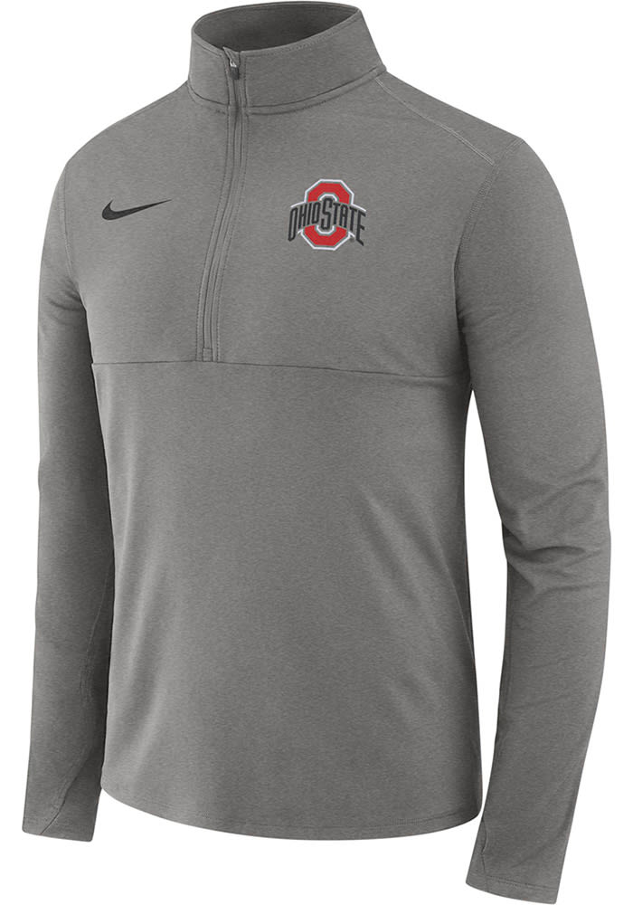Nike Ohio State Buckeyes Core Performance Pullover - Grey
