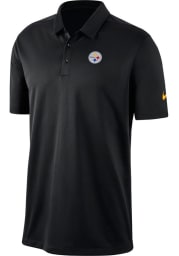 Nike Pittsburgh Steelers Mens Black Dry Franchise Short Sleeve Polo
