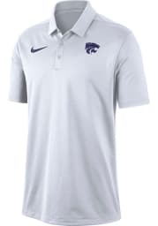 Nike K-State Wildcats Mens White Franchise Short Sleeve Polo