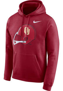Nike Oklahoma Sooners Mens Crimson Vault Long Sleeve Hoodie