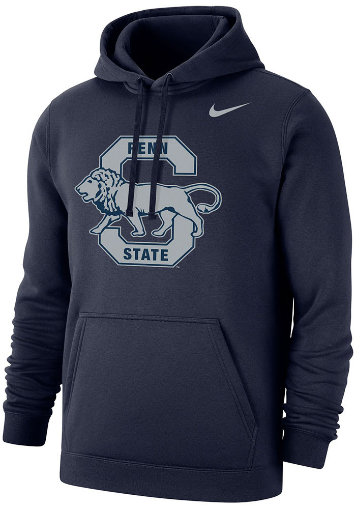 Nike Penn State Nittany Lions Mens Navy Blue Vault Long Sleeve Hoodie