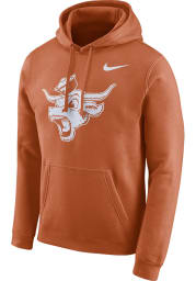 Nike Texas Longhorns Mens Burnt Orange Vault Long Sleeve Hoodie