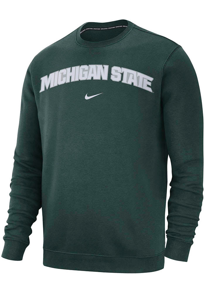 Nike Michigan State Spartans Club Sweatshirt - Green