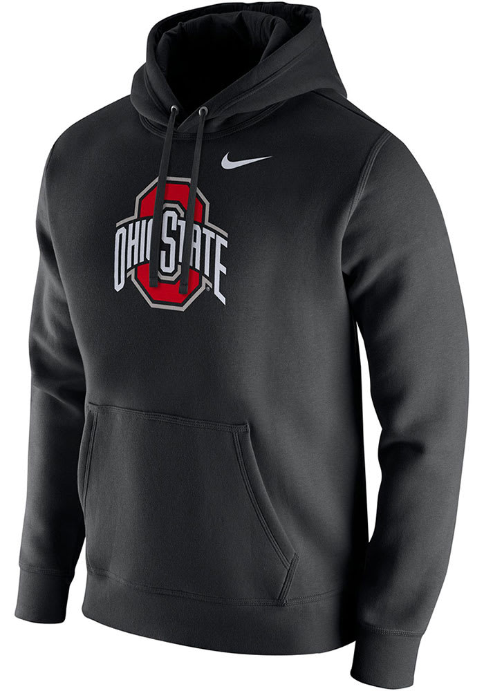 Nike Ohio State Buckeyes Mens Club Hoodie BLACK