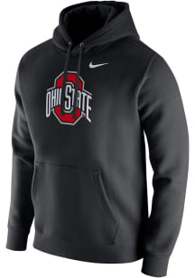 Nike Ohio State Buckeyes Mens Black Club Long Sleeve Hoodie