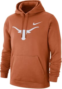 Nike Texas Longhorns Mens Burnt Orange Club Long Sleeve Hoodie