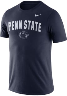 Nike Penn State Nittany Lions Navy Blue Snow Wash Short Sleeve T Shirt