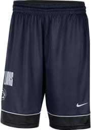 Nike Penn State Nittany Lions Mens Navy Blue Fast Break Shorts