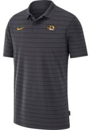 Nike Missouri Tigers Mens Grey Victory Coach Short Sleeve Polo