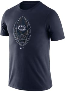 Nike Penn State Nittany Lions Navy Blue Legend Football Icon Short Sleeve T Shirt