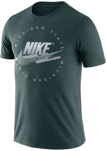 Nike Michigan State Spartans Green Summer DNA Short Sleeve T Shirt