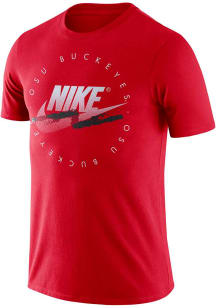 Nike Ohio State Buckeyes Red Summer DNA Short Sleeve T Shirt
