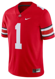 Justin Fields Nike Ohio State Buckeyes Red Player Football Jersey