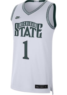 Nike Michigan State Spartans White Limited Retro Jersey