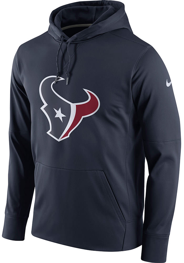 Nike Houston Texans Mens Navy Blue Logo Essential Hood