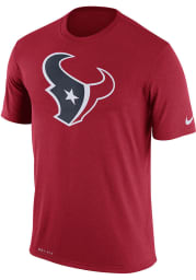 Nike Houston Texans Red Legend Logo Essential Short Sleeve T Shirt