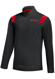 Nike Ohio State Buckeyes Mens Black Sideline Coach Long Sleeve 1/4 Zip Pullover