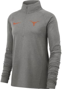 Nike Texas Womens Grey Dri-FIT 1/4 Zip Pullover