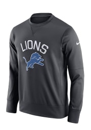 Nike Detroit Lions Mens Grey Circuit Long Sleeve Sweatshirt