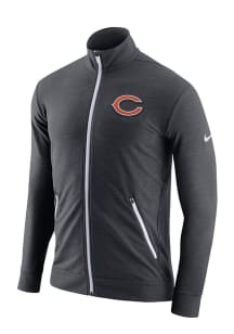 Nike Chicago Bears Mens Grey Dri-FIT Touch Fleece Long Sleeve Zip