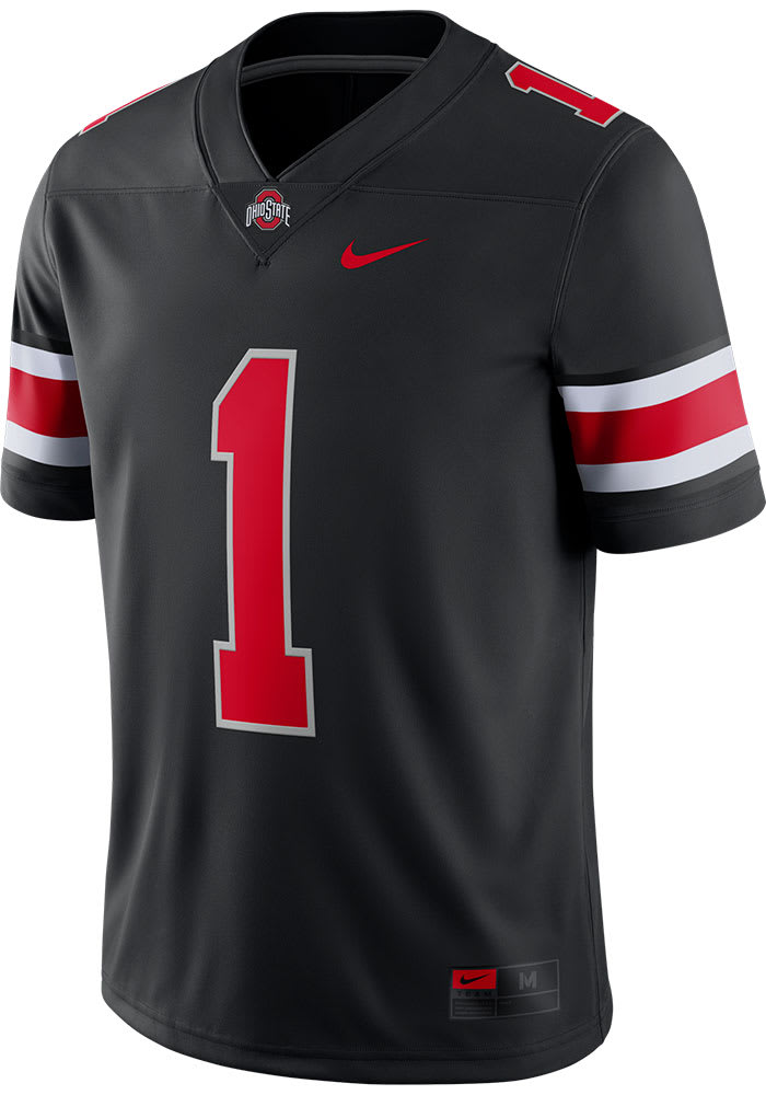 Nike Ohio State Buckeyes Black Game Alternate Football Jersey