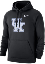 Nike Kentucky Wildcats Mens Black Club Fleece Long Sleeve Hoodie