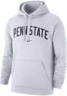 Nike Penn State Nittany Lions Mens White Club Arch Long Sleeve Hoodie
