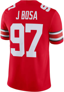 Joey Bosa  Nike Ohio State Buckeyes Red Game Football Jersey