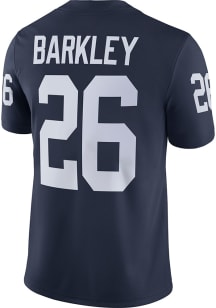 Saquon Barkley Nike Mens Navy Blue Penn State Nittany Lions Game Football Jersey
