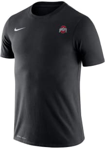 Nike Ohio State Buckeyes Black Legend Small Left Chest Logo Short Sleeve T Shirt