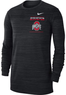 Nike Ohio State Buckeyes Black Sideline Velocity Long Sleeve T-Shirt