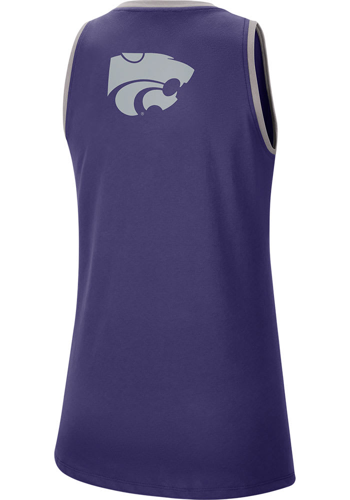 Nike K-State Wildcats Womens Purple Tomboy Tank Top