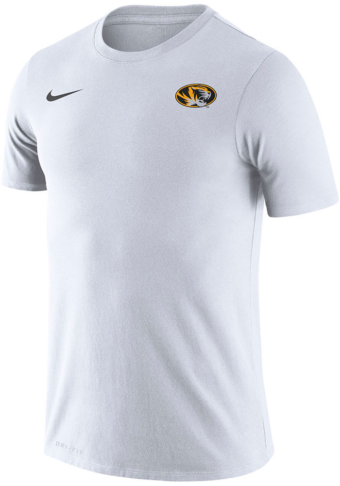 Nike Missouri Tigers White Legend Performance Small Logo Short Sleeve T Shirt