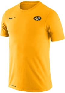 Nike Missouri Tigers Gold Legend Performance Small Logo Short Sleeve T Shirt
