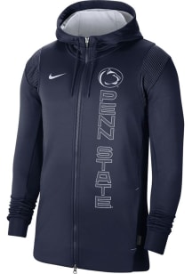 Nike Penn State Nittany Lions Mens Navy Blue Sideline Therma Long Sleeve Zip